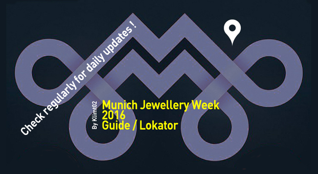 Munich Jewellery Week 2016 newsletter