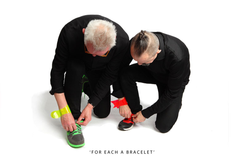 Bracelets for Paul & Willem by Students of the Royal Academy of Fine Arts Antwerp