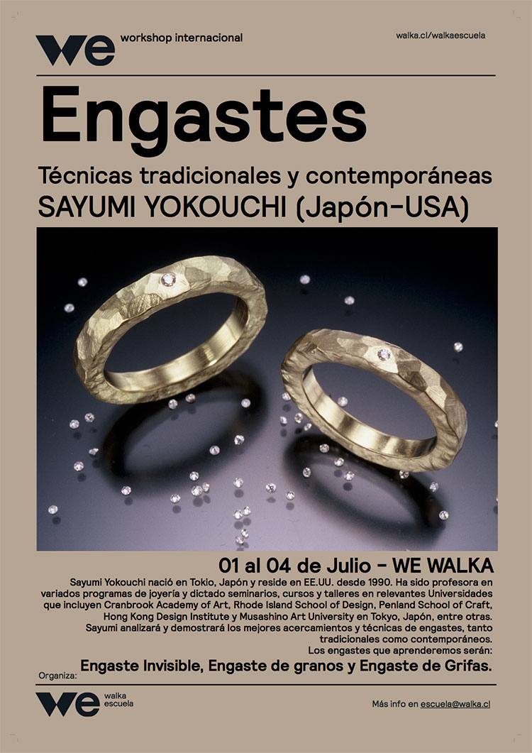 Engastes: Técnicas Tradicionales y Contemporáneas. Site Specific by Sayumi Yokouchi