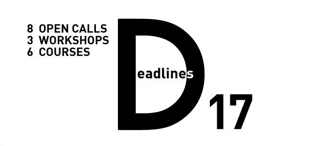 Deadlines newsletter