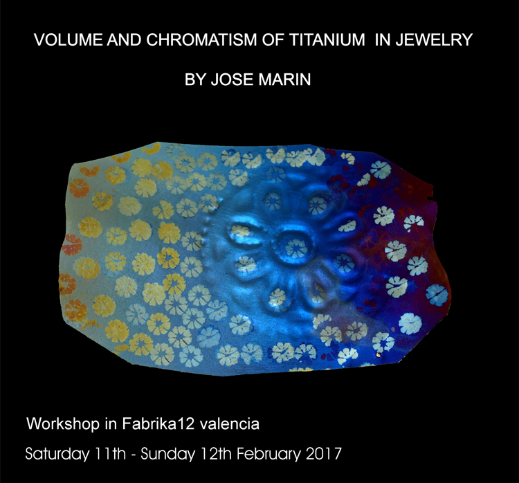 Volume and Chromatism of Titanium in Jewelry by Jose Marin
