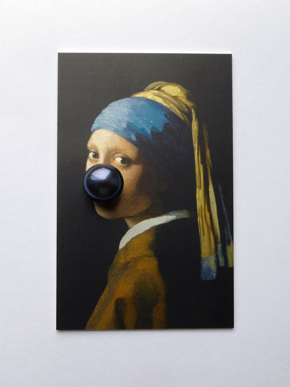 Photoshop version of Vermeers Girl with the Pearl earring