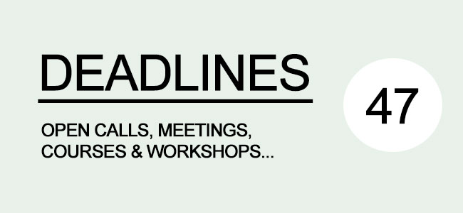 Deadlines newsletter