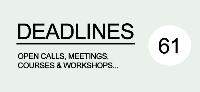 Deadlines newsletter