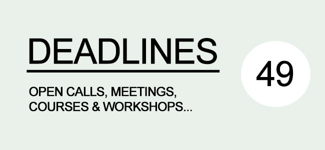 Deadlines newsletter