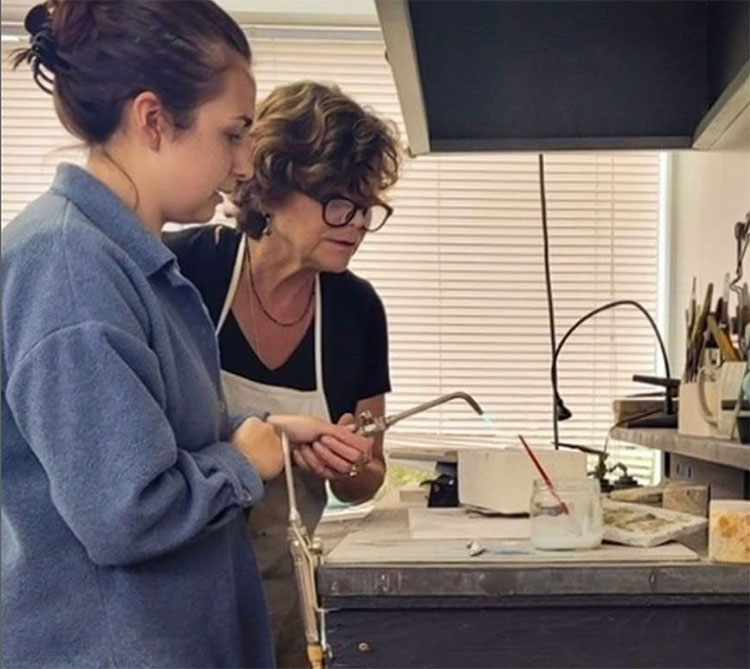 Beginning Through Advanced Metal Smithing. Focus on Soldering with Nancy Gardner