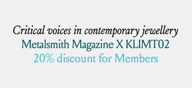 SNAG Metalsmith Partnership Klimt02 newsletter