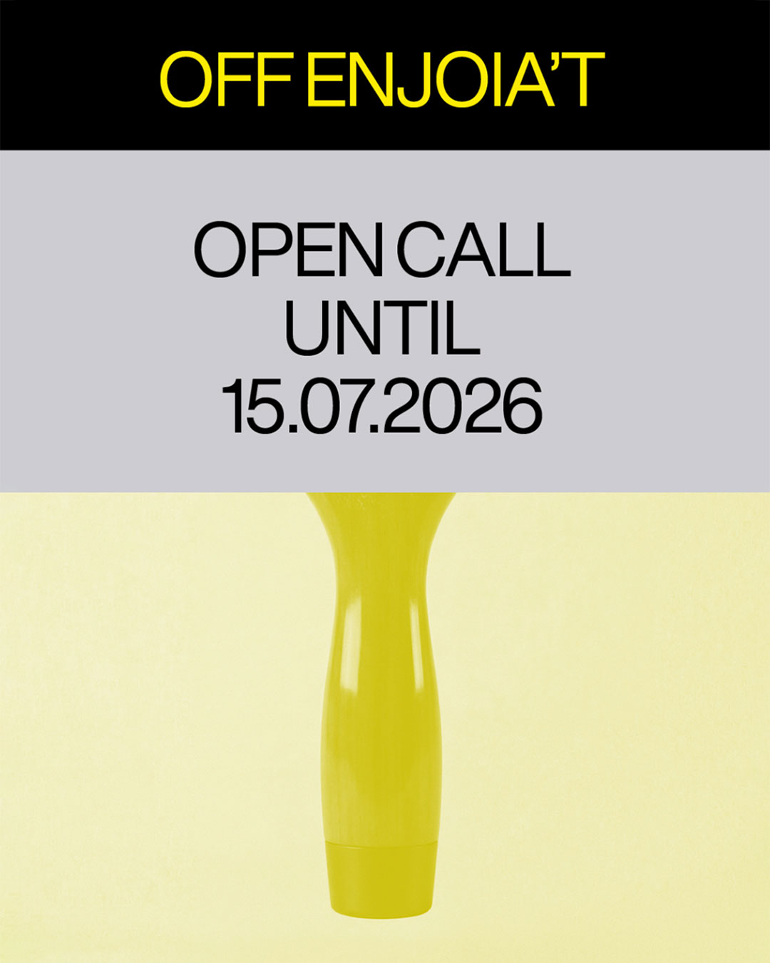 Open Call for Off Enjoia’t Barcelona