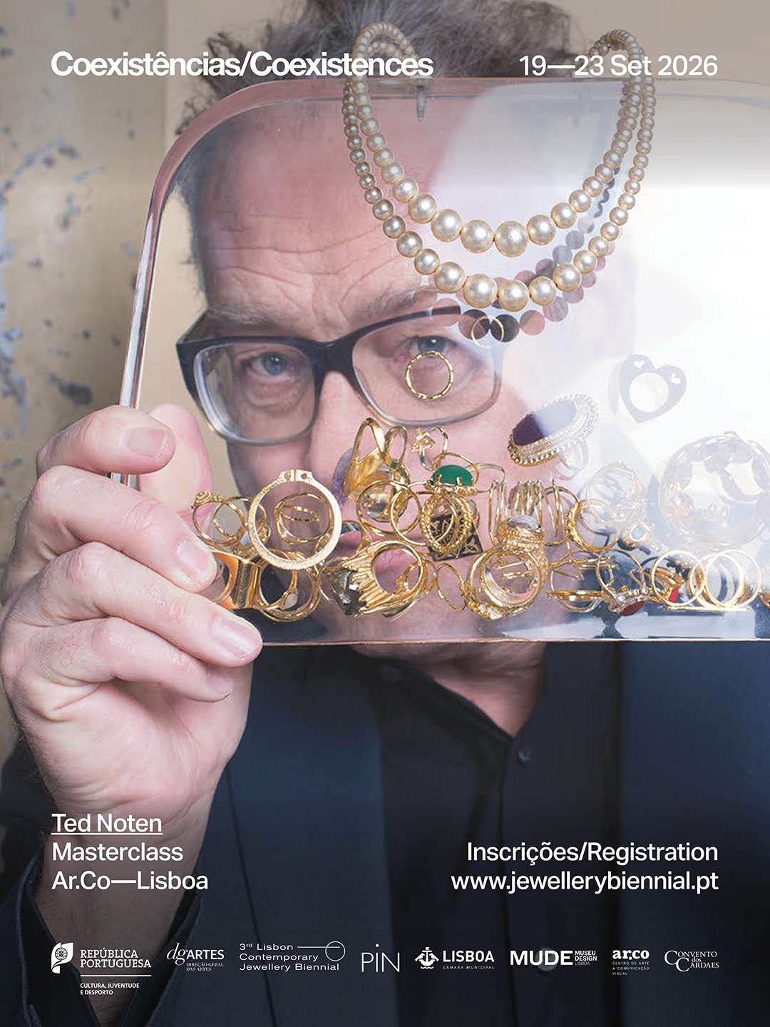Masterclass with Ted Noten. Part of the 3rd Lisbon Contemporary Jewellery Biennial 2026
