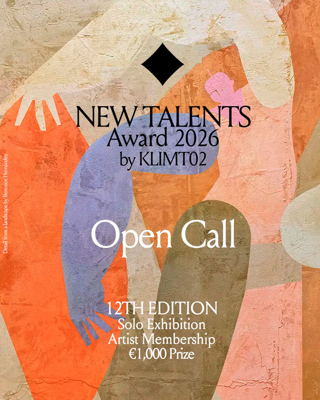New Talents Award 2026 Open Call newsletter