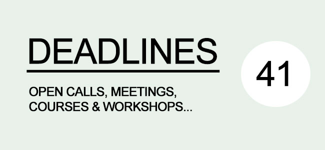 Deadlines newsletter