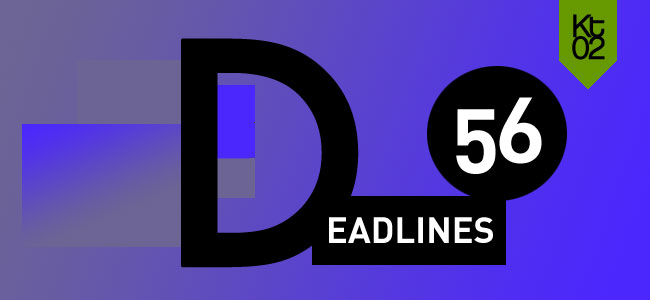 Deadlines newsletter