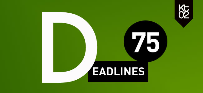 Deadlines newsletter