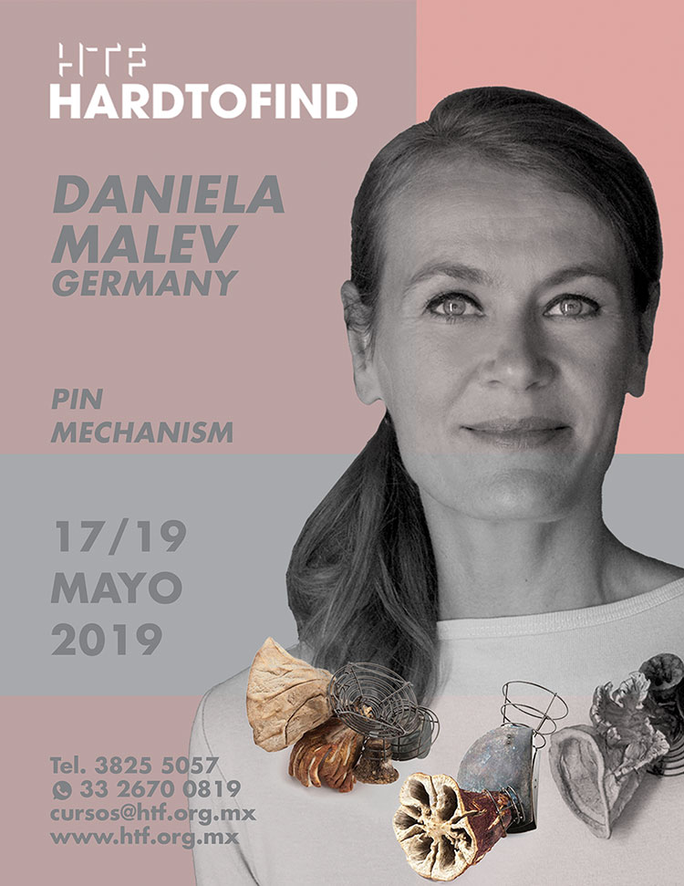 Two sides, One Story. A workshop on pin mechanisms and brooch back design by Daniela Malev