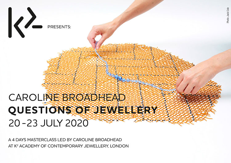 Questions of Jewellery. Masterclass by Caroline Broadhead