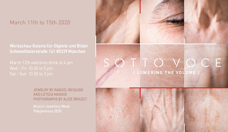 CANCELED / Sotto Voce by Letizia Maggio, Raquel Bessudo and Alice Brazzit