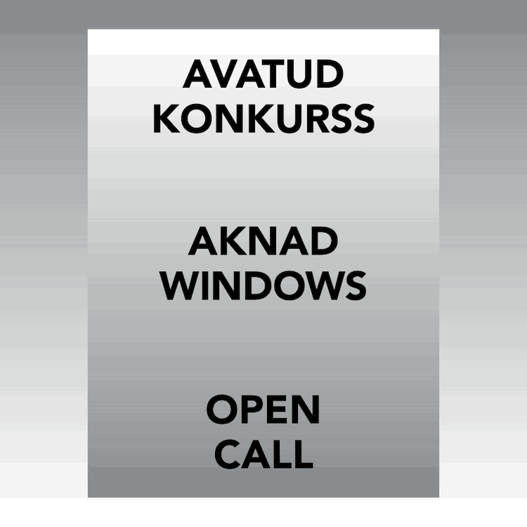 Open Call for Exhibition Proposals: VAULT or WINDOWS