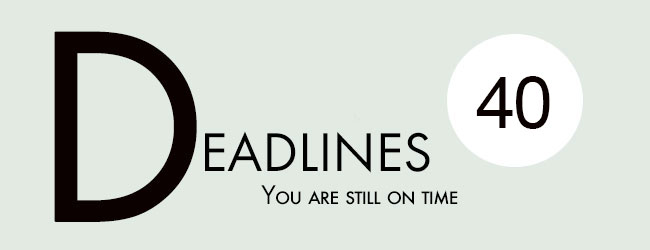 Deadlines newsletter