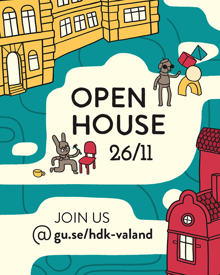 Online Presentation: Open house at HDK-Valand Academy of Art and Design