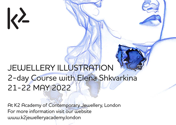 Jewellery Illustration by Elena Shkvarkina